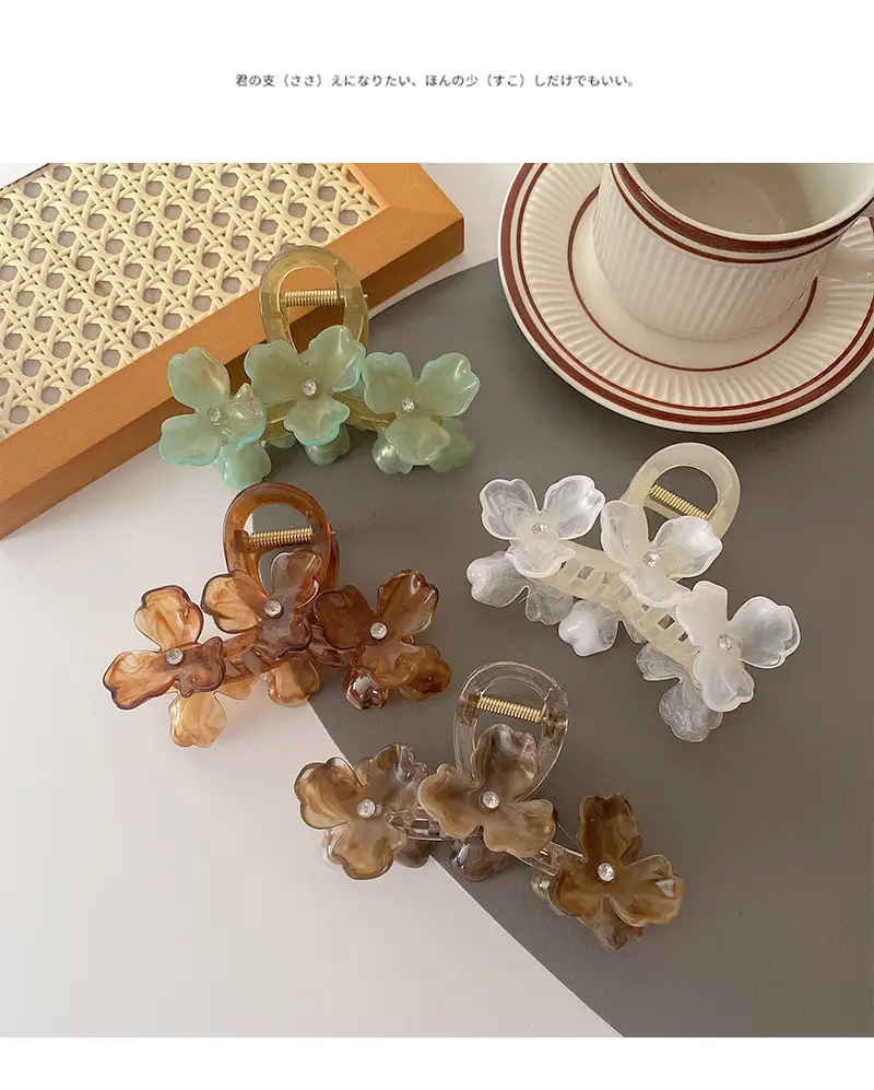 Fresh Flower Hair Clips 2024 Summer High-Grade Hair Accessories — feature 29