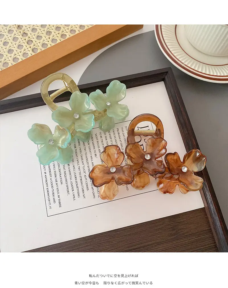 Fresh Flower Hair Clips 2024 Summer High-Grade Hair Accessories — feature 30