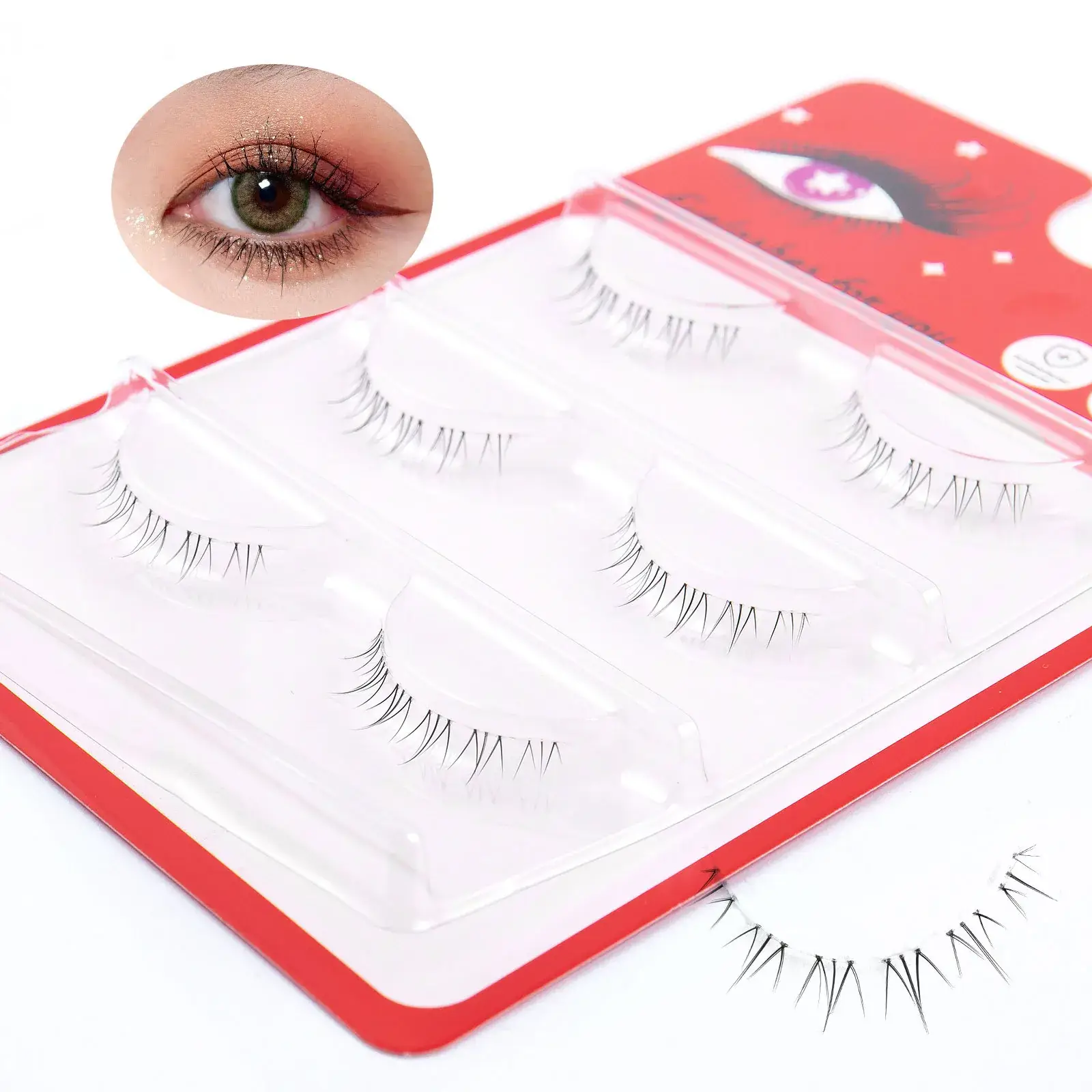 False Eyelashes for Women 3 Pairs Set - Image 6