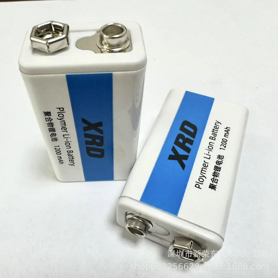 Rechargeable battery lithium battery rechargeable 9V 6F22 square square square multimeter microphone guitar detection dedicated 9V