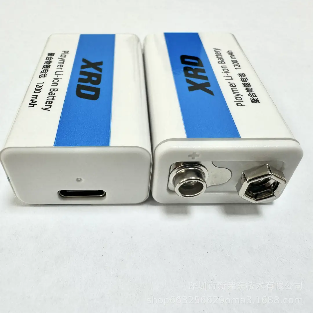 Rechargeable battery lithium battery rechargeable 9V 6F22 square square square multimeter microphone guitar detection dedicated 9V