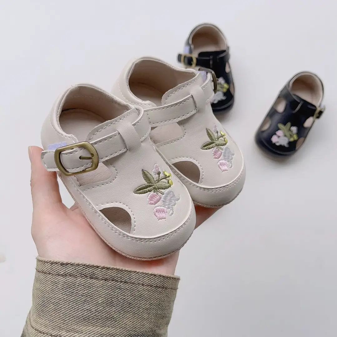 Ins Summer New Korean Style Baby Sandals Breathable Baby Shoes Non-slip Soft Bottom Embroidered Casual Toddler Shoes - Image 5