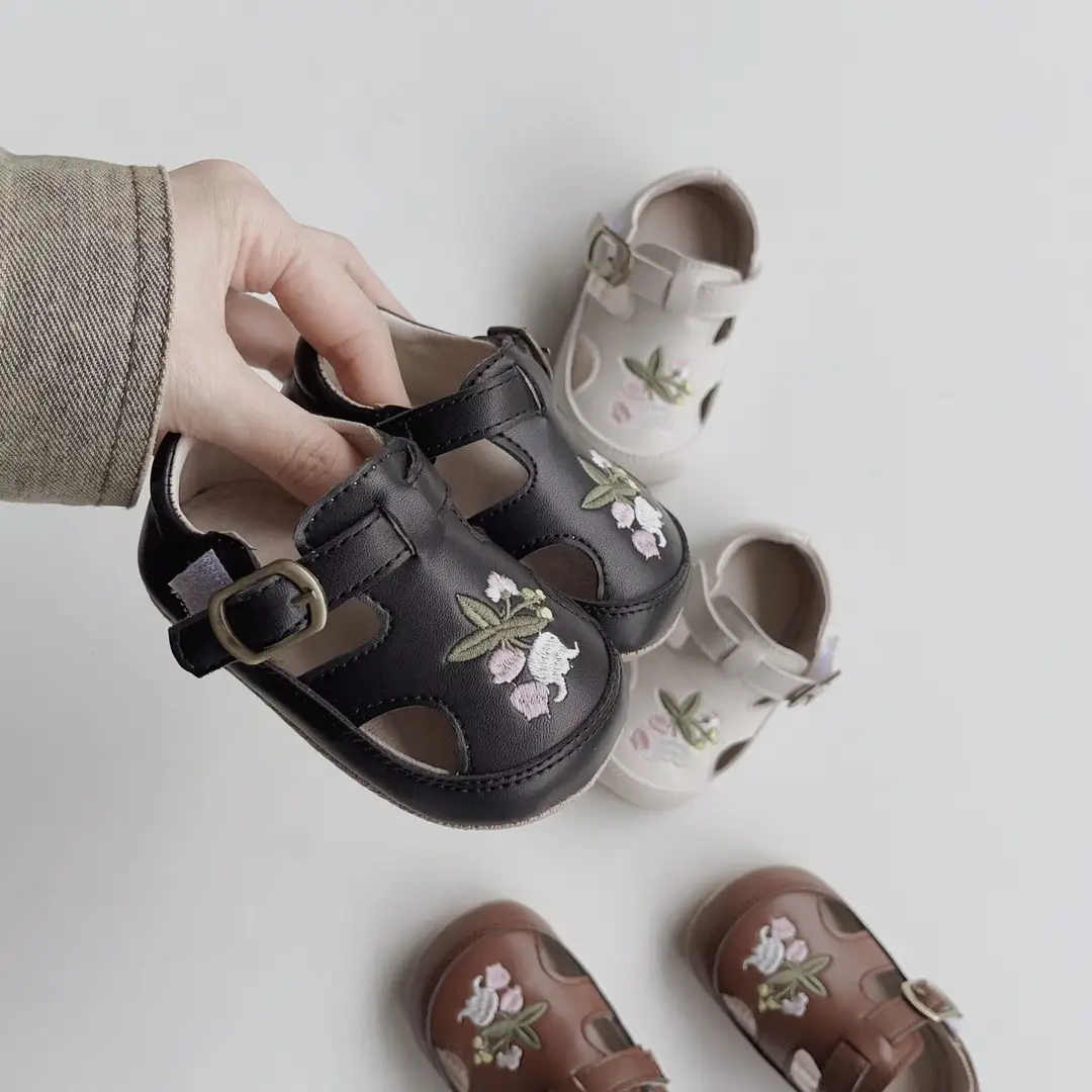 Ins Summer New Korean Style Baby Sandals Breathable Baby Shoes Non-slip Soft Bottom Embroidered Casual Toddler Shoes - Image 7