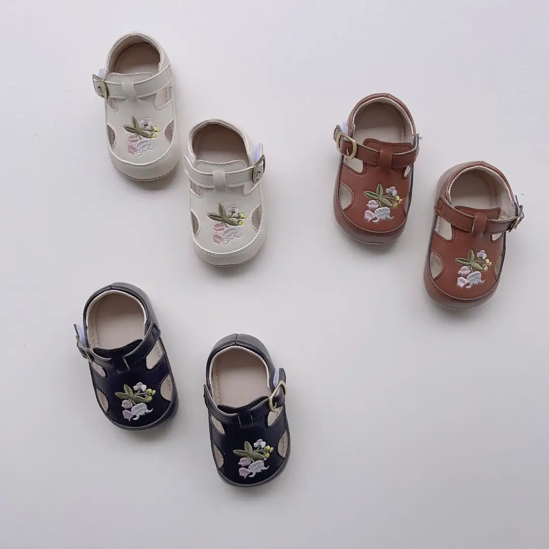 Ins Summer New Korean Style Baby Sandals Breathable Baby Shoes Non-slip Soft Bottom Embroidered Casual Toddler Shoes — feature 1