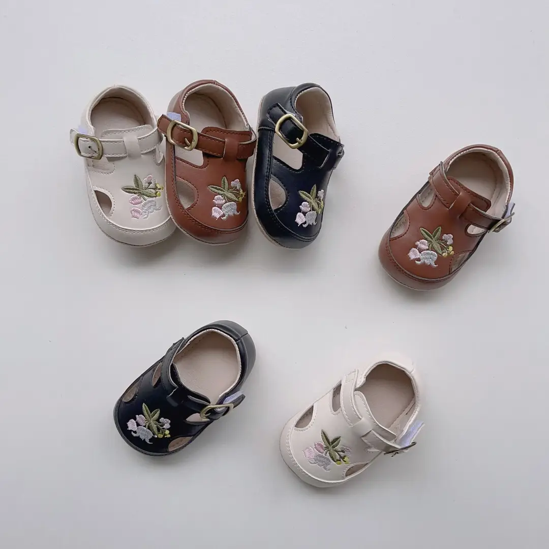 Ins Summer New Korean Style Baby Sandals Breathable Baby Shoes Non-slip Soft Bottom Embroidered Casual Toddler Shoes — feature 2