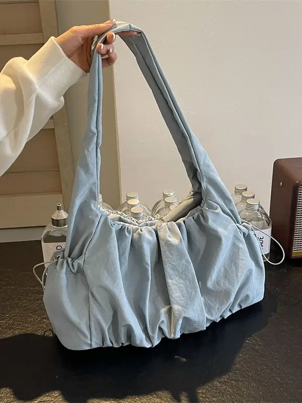 Nylon Tote Bag Women Large Capacity Shoulder Bag - Image 5