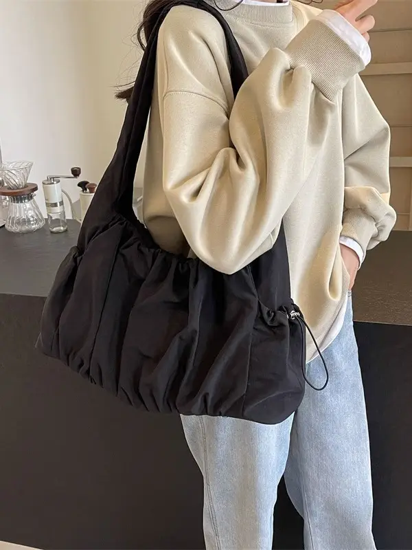Nylon Tote Bag Women Large Capacity Shoulder Bag - Image 6