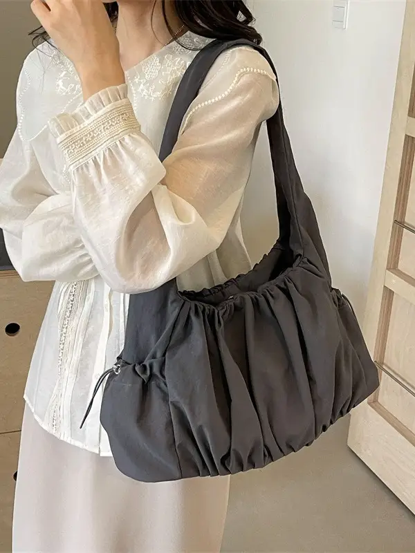 Nylon Tote Bag Women Large Capacity Shoulder Bag - Image 8