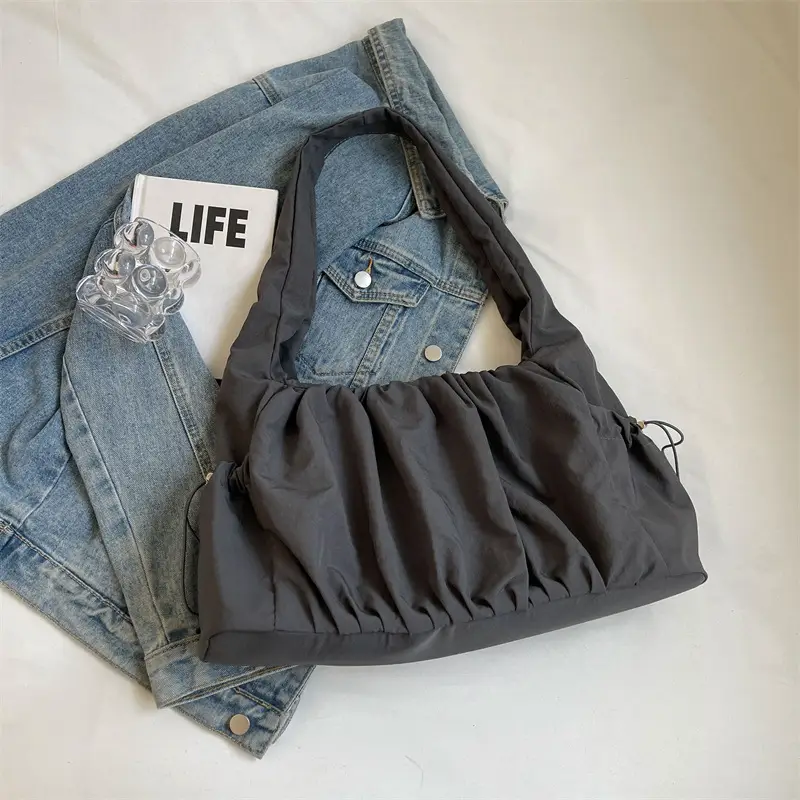 Nylon Tote Bag Women Large Capacity Shoulder Bag - Image 2