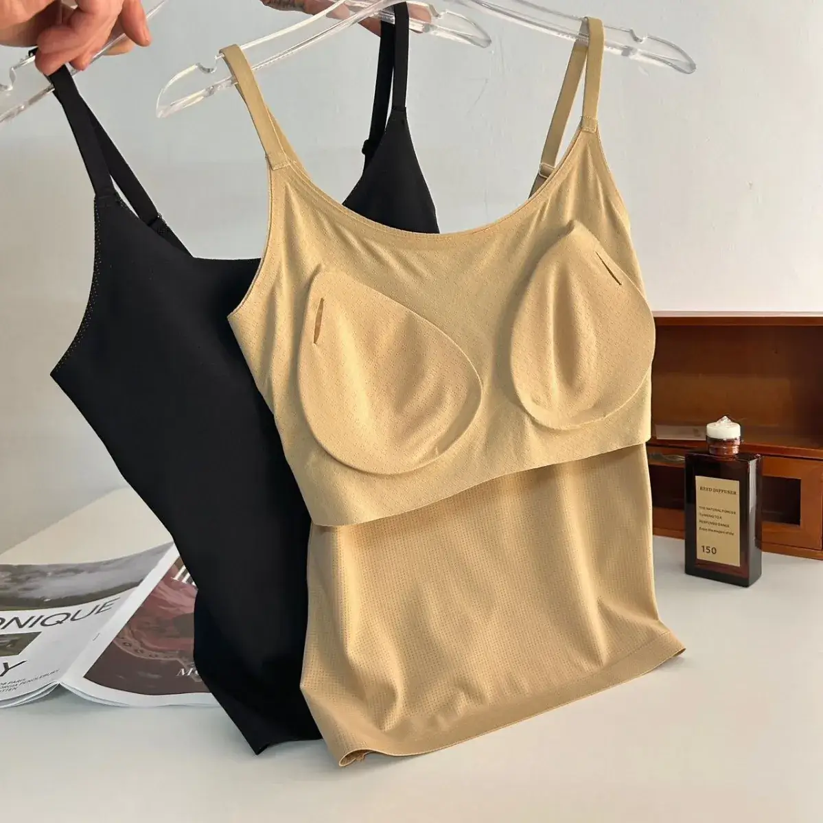Cross-border Large Non-Wearing Base Vest Anti-Sagging Detachable Women's Seamless Vest - Image 4