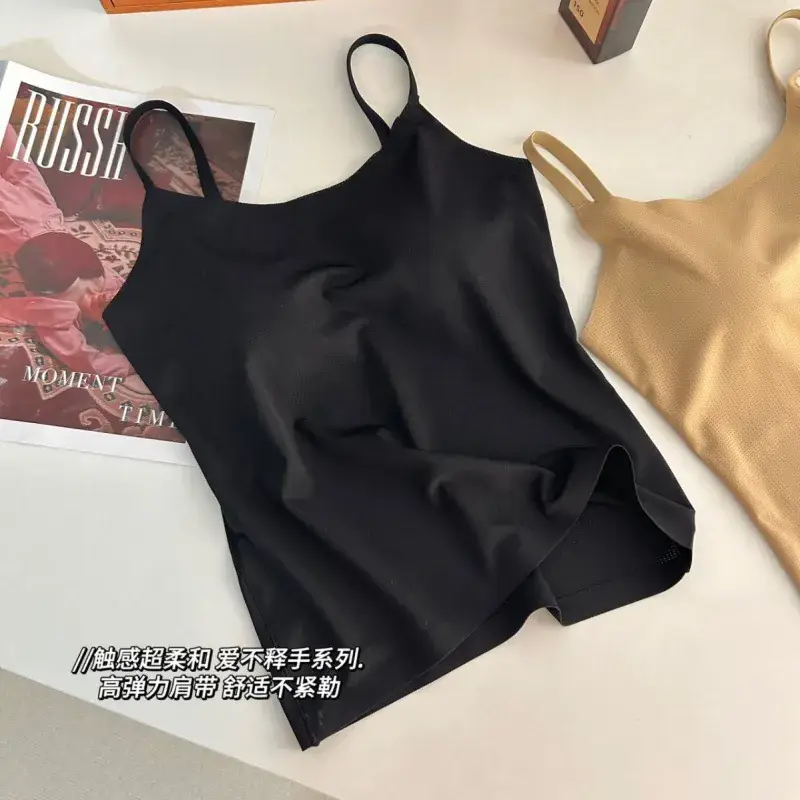 Cross-border Large Non-Wearing Base Vest Anti-Sagging Detachable Women's Seamless Vest - Image 6