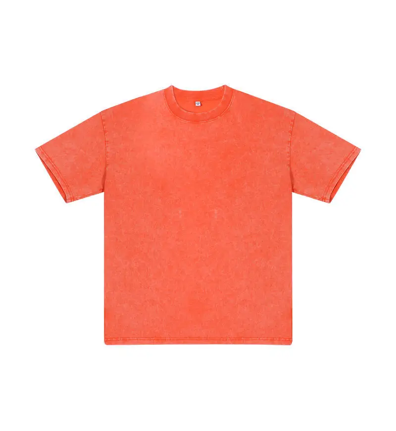 Blue American Retro 230g T-Shirt for Men - Image 4
