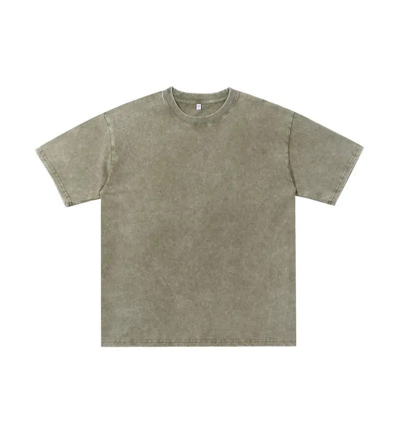 Blue American Retro 230g T-Shirt for Men - Image 5