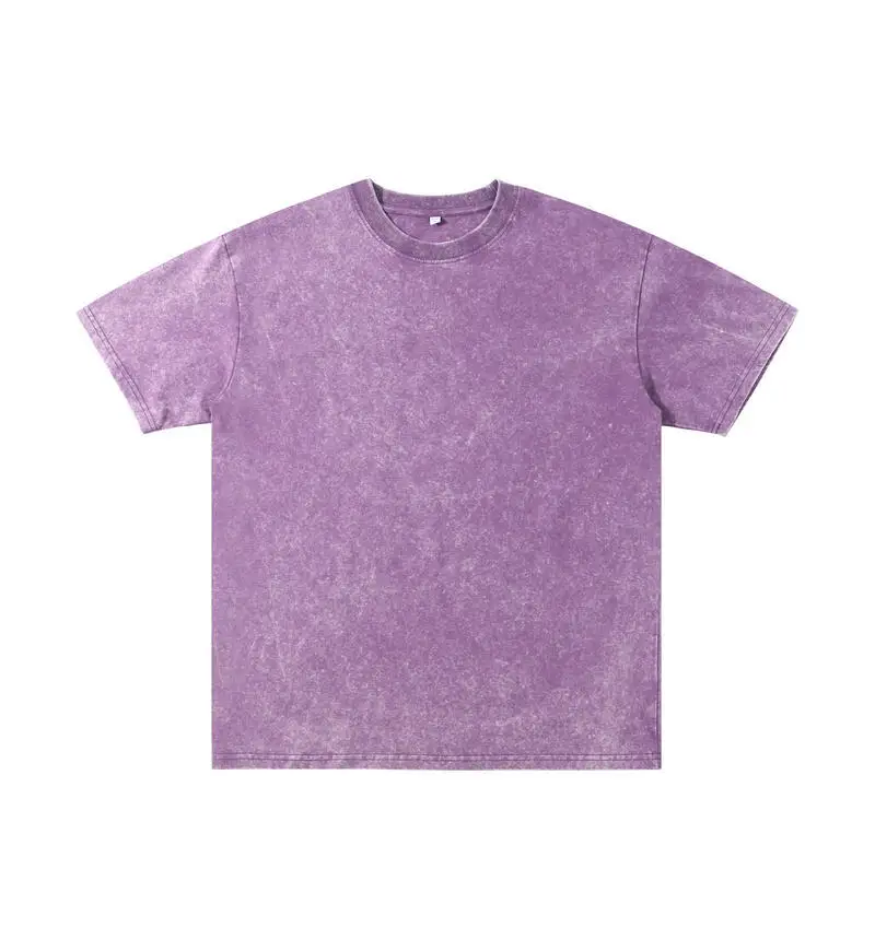 Blue American Retro 230g T-Shirt for Men - Image 9