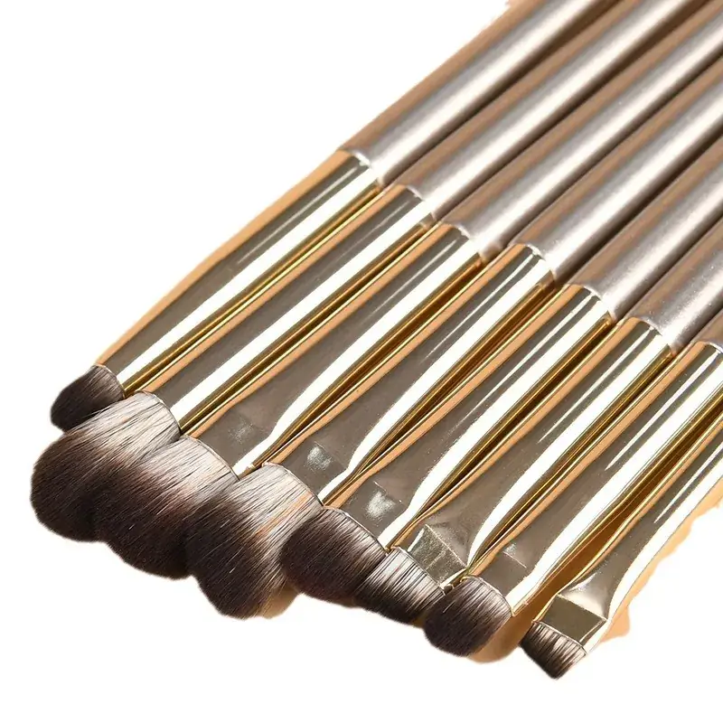 13-Piece Soft Bristle Makeup Brush Set for Eyes - Image 14