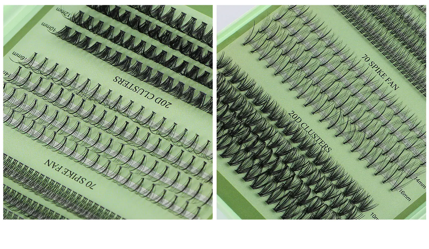False Eyelash Set with D-Shape & Self-Grafting Clips — feature 13