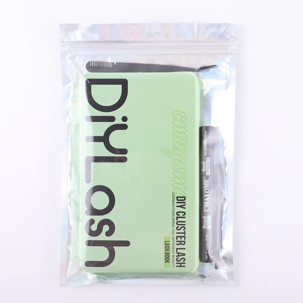 False Eyelash Set with D-Shape & Self-Grafting Clips — feature 16