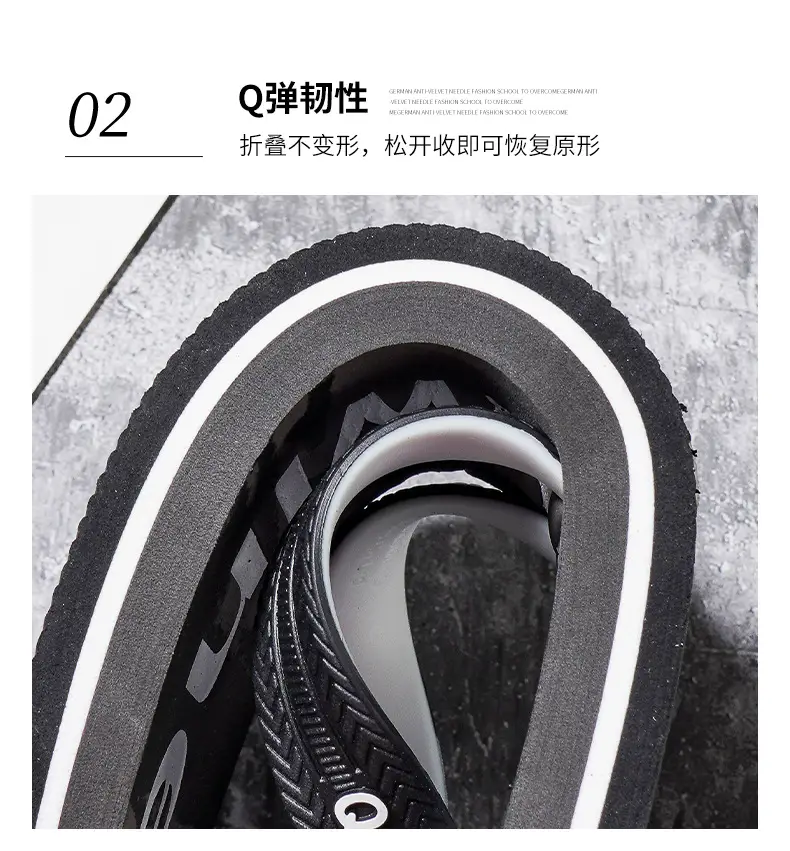 Men's Trendy Blue Printed Flip-Flops 2023 — feature 4
