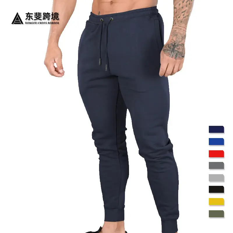 Men's Green Jogger Pants Sweatpants Casual Fit - Image 9