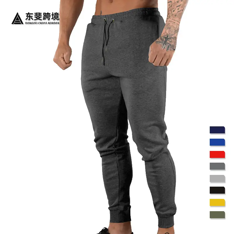 Men's Green Jogger Pants Sweatpants Casual Fit - Image 10