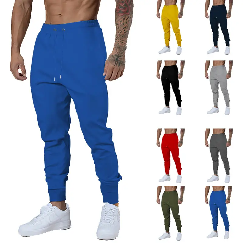Men's Green Jogger Pants Sweatpants Casual Fit - Image 11