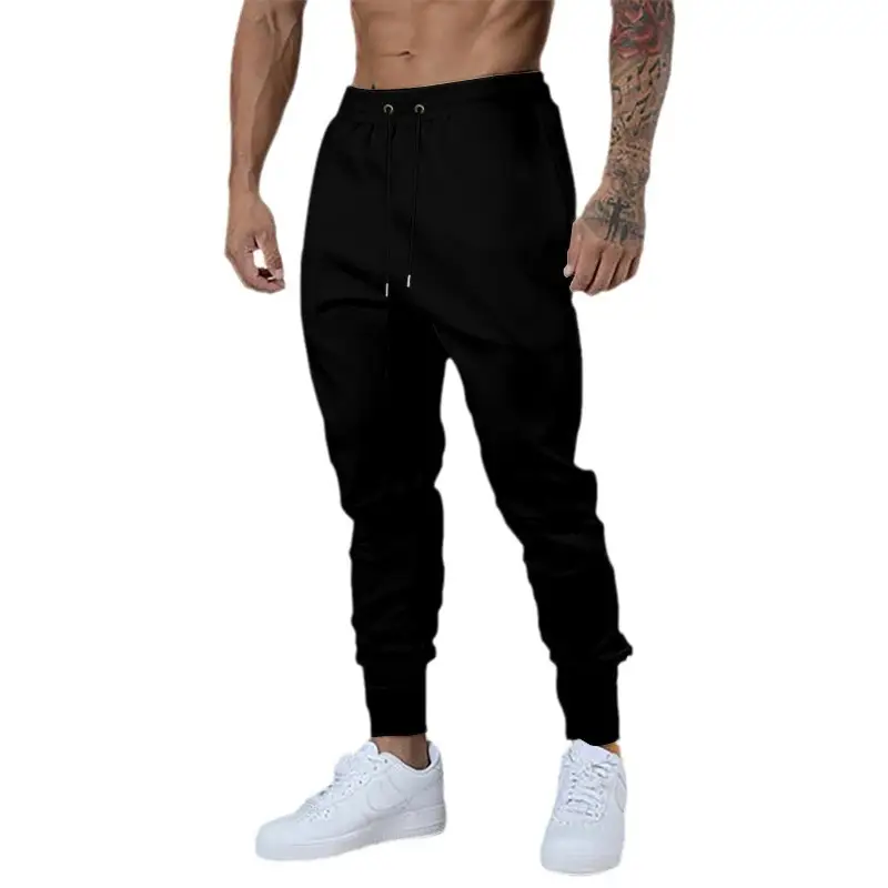 Men's Green Jogger Pants Sweatpants Casual Fit - Image 12