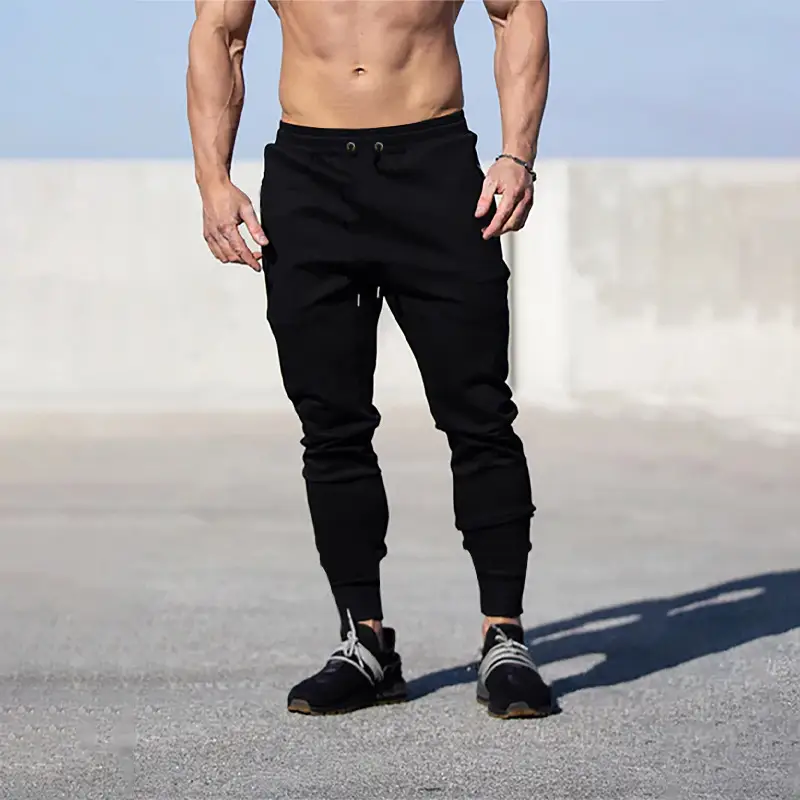 Men's Green Jogger Pants Sweatpants Casual Fit — feature 36