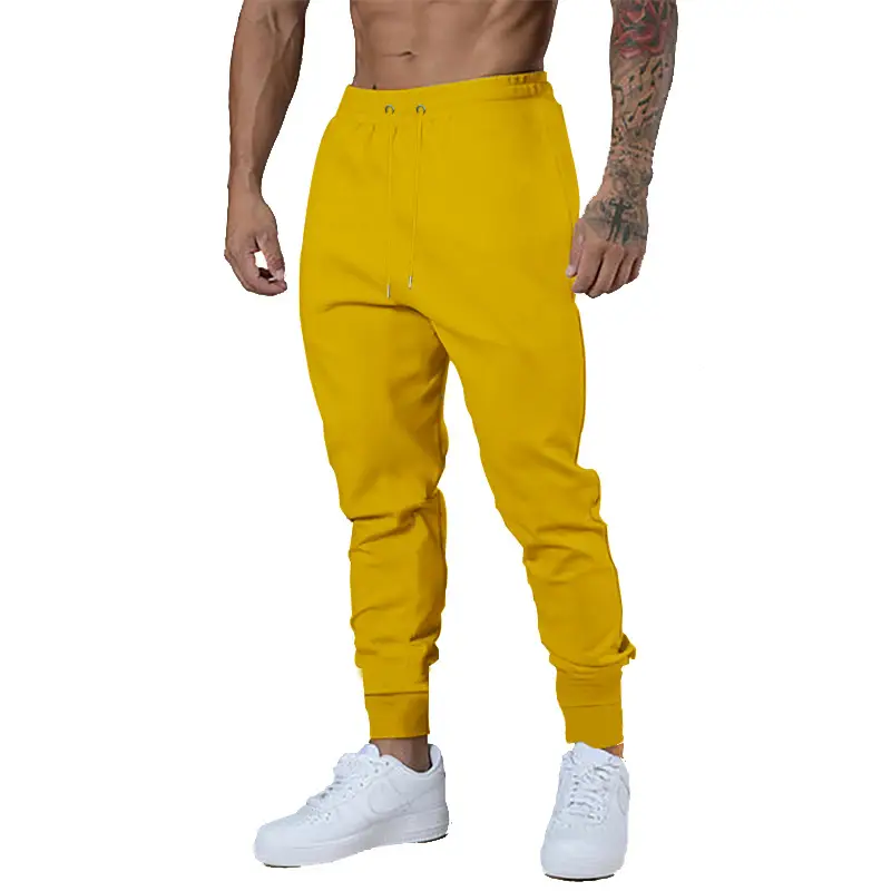 Men's Green Jogger Pants Sweatpants Casual Fit — feature 38