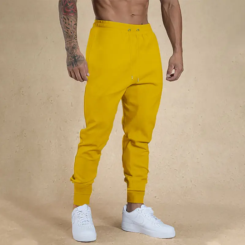 Men's Green Jogger Pants Sweatpants Casual Fit — feature 41