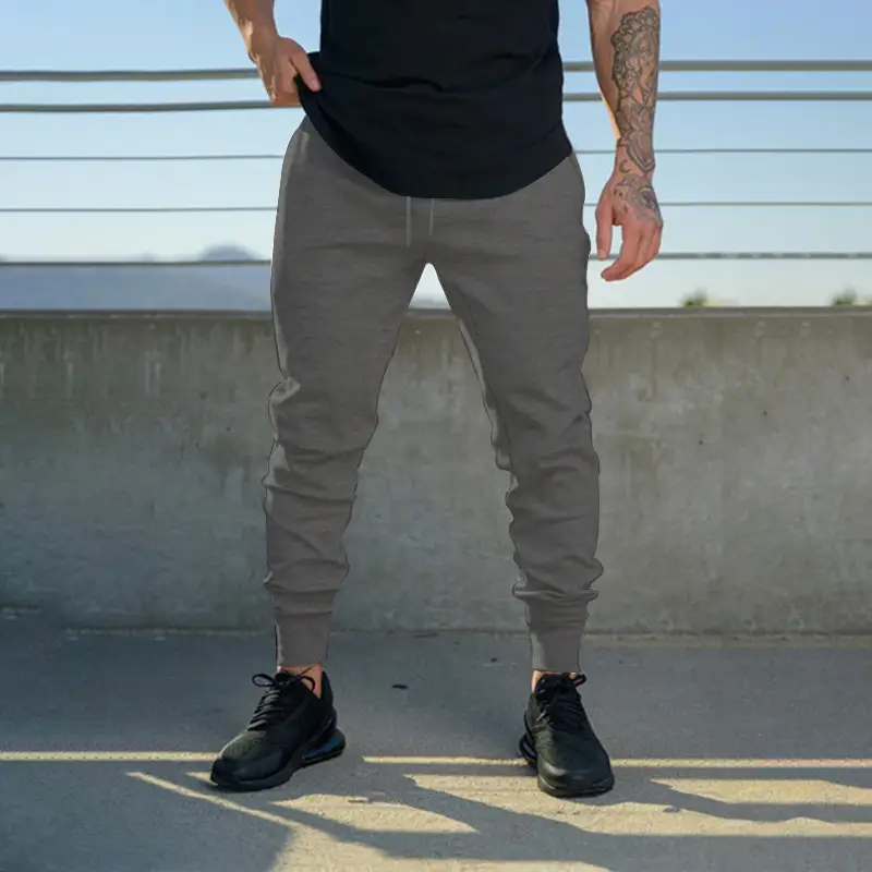 Men's Green Jogger Pants Sweatpants Casual Fit — feature 48