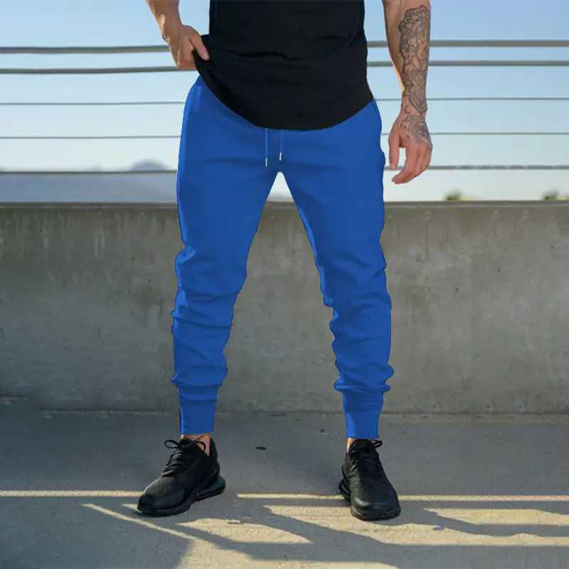 Men's Green Jogger Pants Sweatpants Casual Fit — feature 7