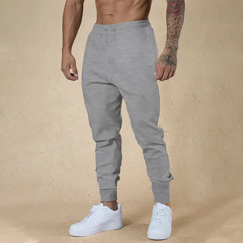 Men's Green Jogger Pants Sweatpants Casual Fit - Image 2