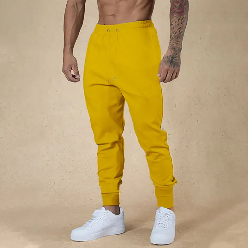 Men's Green Jogger Pants Sweatpants Casual Fit - Image 7