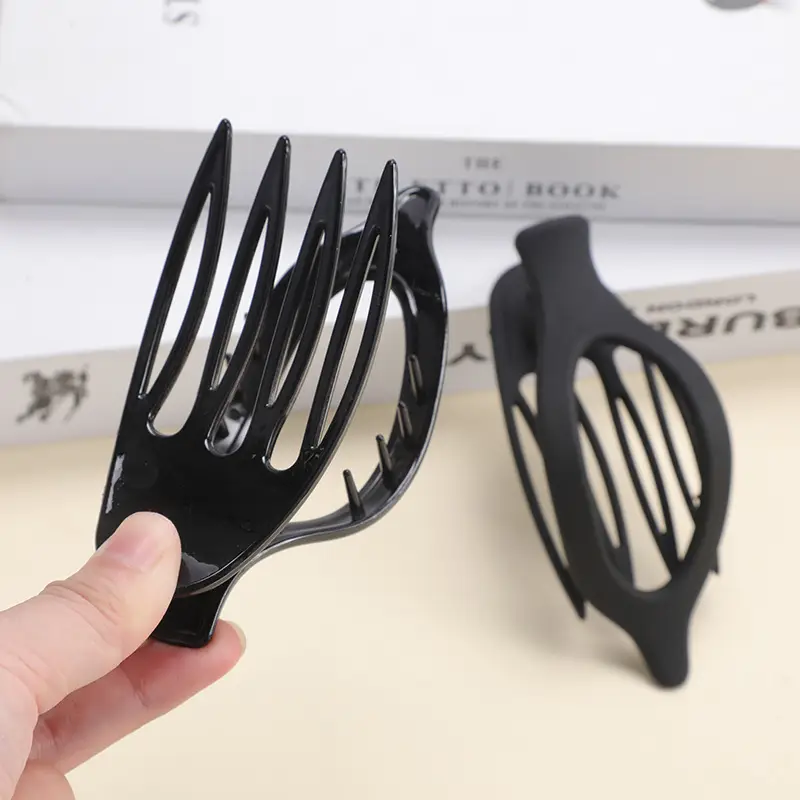 Frosted Oval Hairpin for Volume & Multi-plate Use
