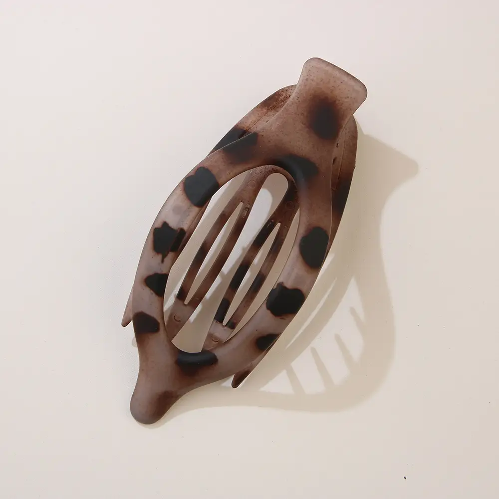 Frosted Oval Hairpin for Volume & Multi-plate Use