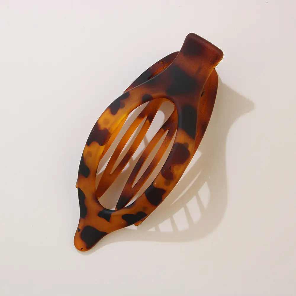 Frosted Oval Hairpin for Volume & Multi-plate Use