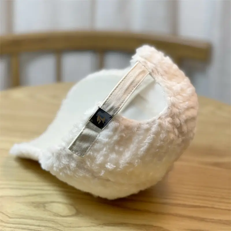 Korean Embroidered Plush Hat for Women Winter Warm — feature 10