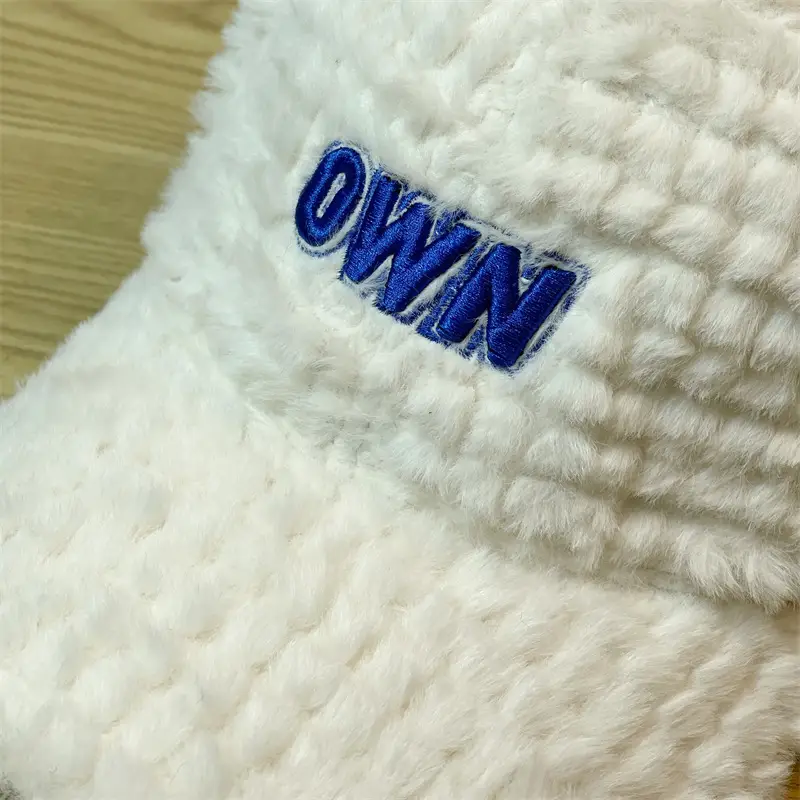 Korean Embroidered Plush Hat for Women Winter Warm — feature 6