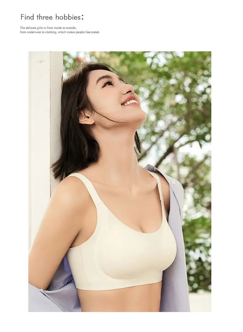 Black Micro-Plastic Pull-Up Bra for Women — feature 20