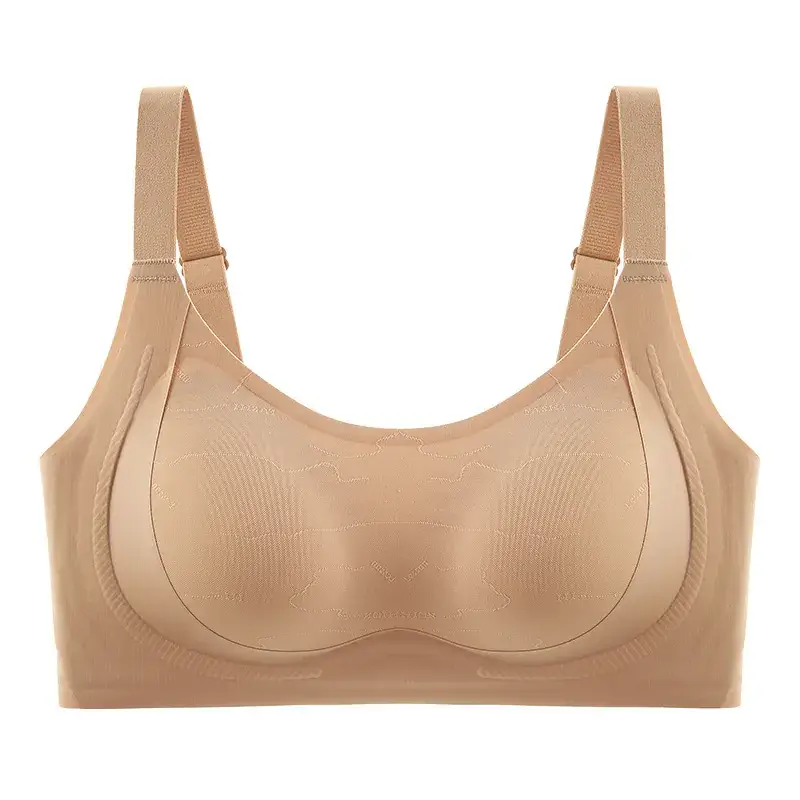 Black Micro-Plastic Pull-Up Bra for Women - Image 4