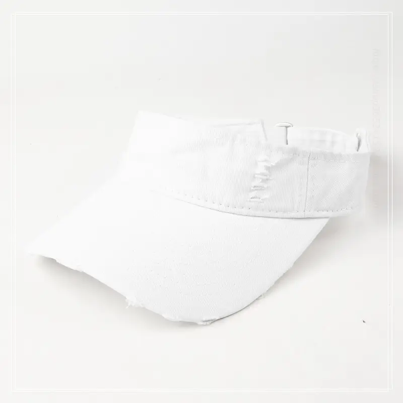 Brown Denim Visor Cap for Kids Hiking Baseball — feature 6