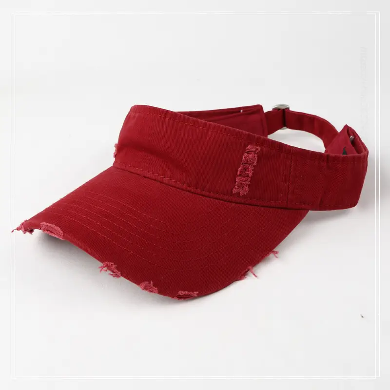 Brown Denim Visor Cap for Kids Hiking Baseball — feature 7