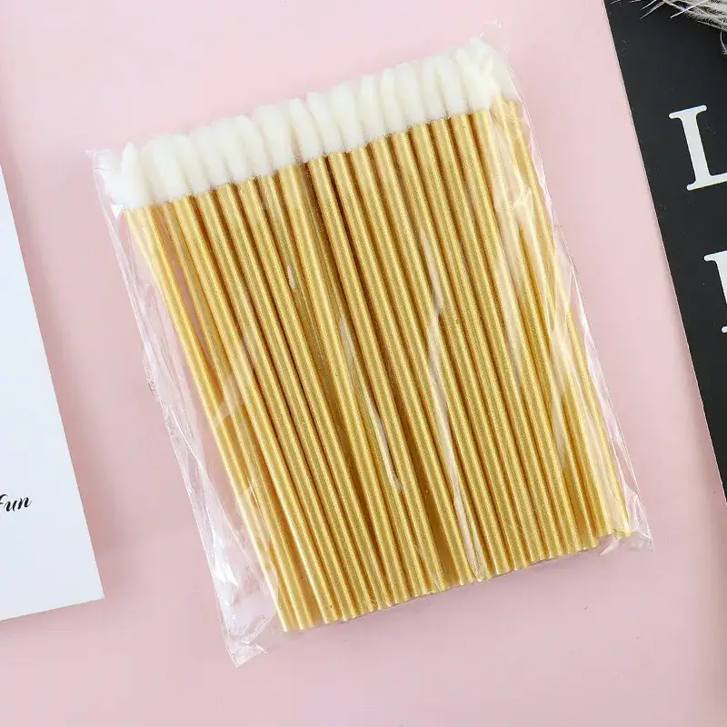 Pink Hollow Lip Brush for Glazing & Flocking