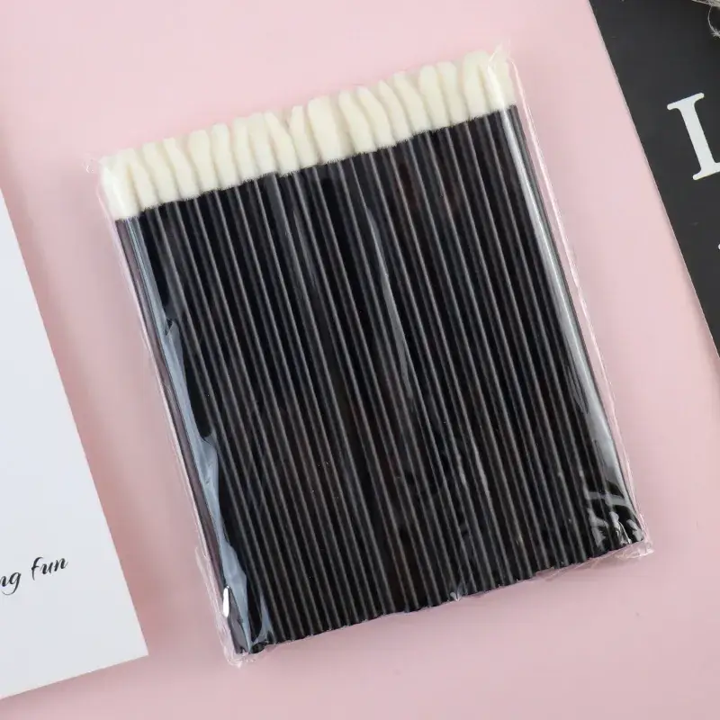 Pink Hollow Lip Brush for Glazing & Flocking