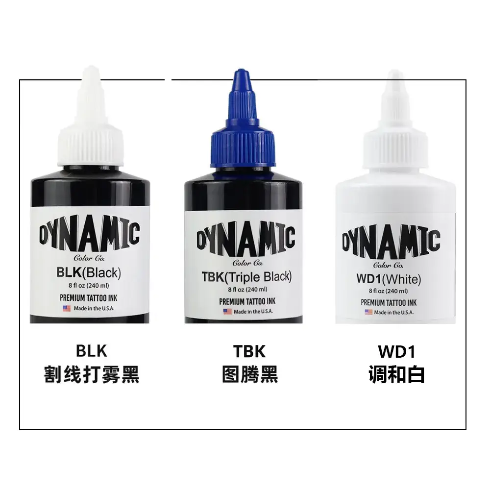 Diane Tattoo Pigment White Fog TBK totem Black Practice