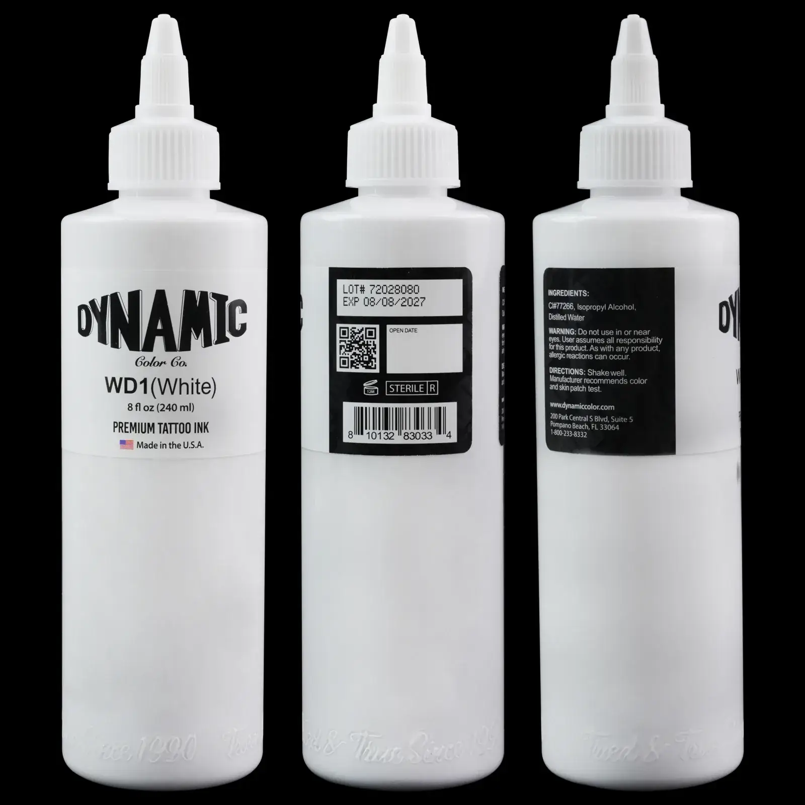 Diane Tattoo Pigment White Fog TBK totem Black Practice