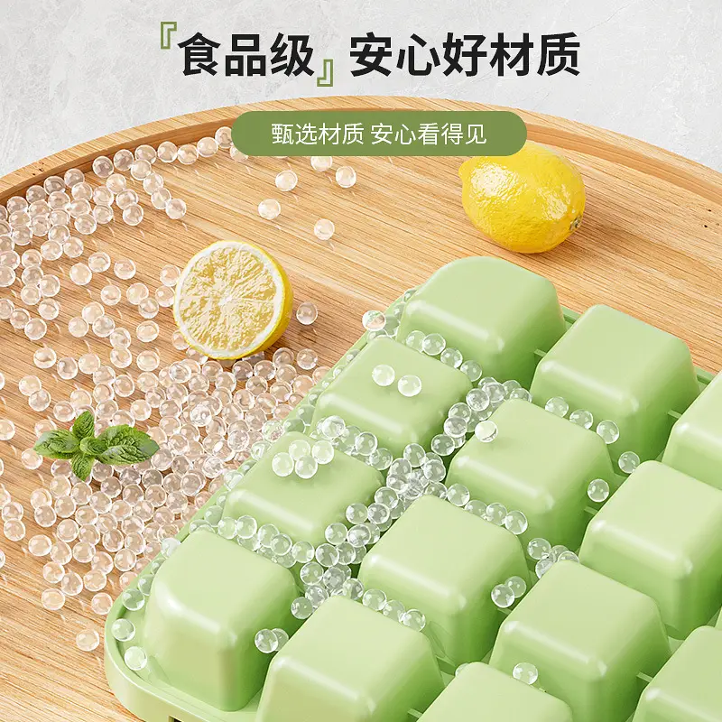 White 28-Cheek Ice Cube Storage Tray - Image 16