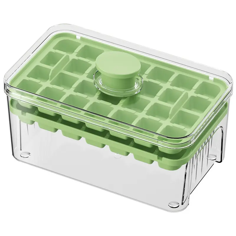 White 28-Cheek Ice Cube Storage Tray - Image 17