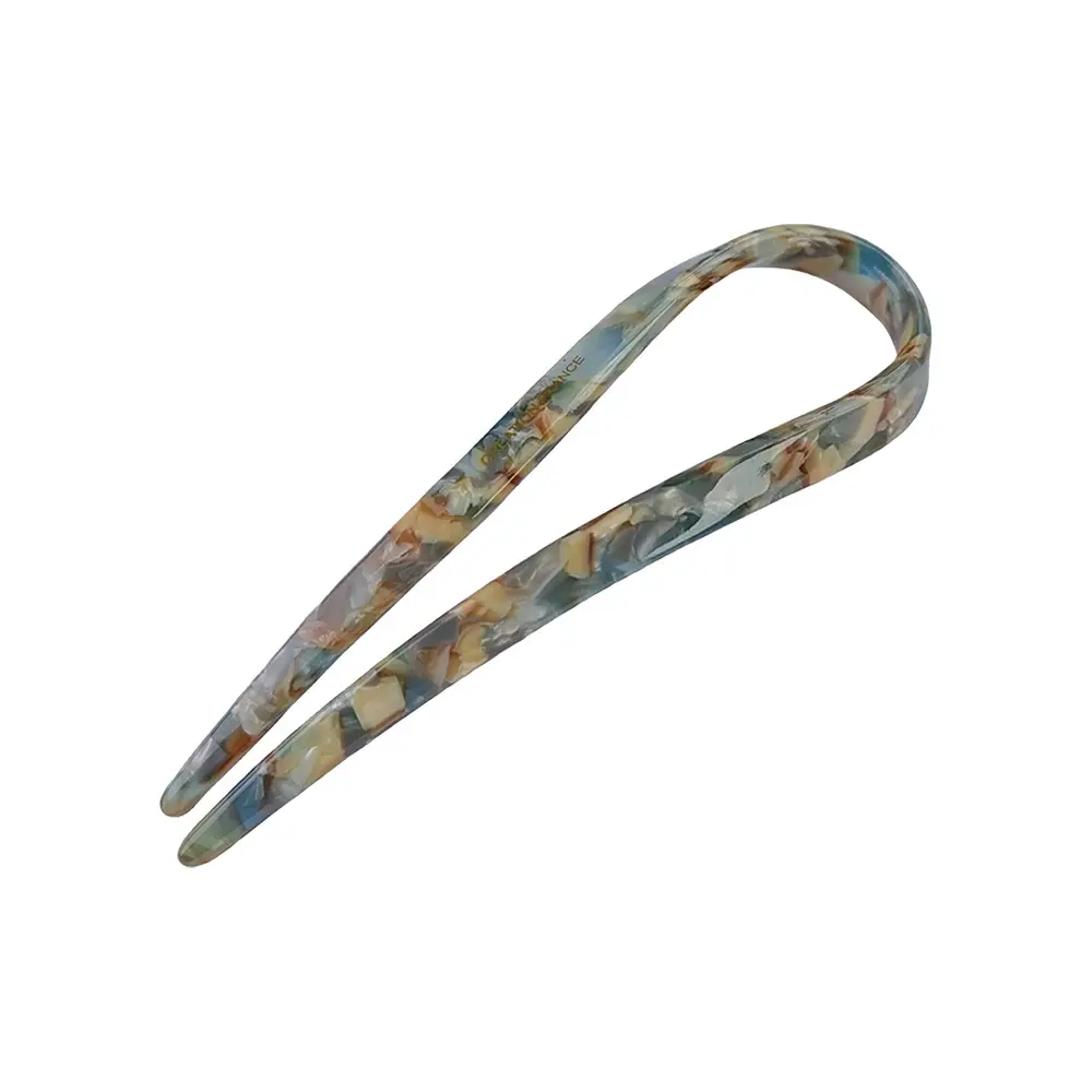 Leopard U-shaped Acetic Acid Hairpin 10g - Image 3