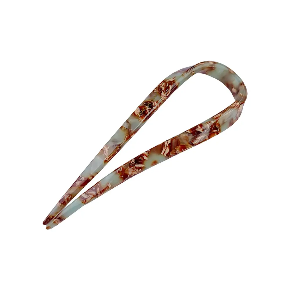 Leopard U-shaped Acetic Acid Hairpin 10g - Image 4